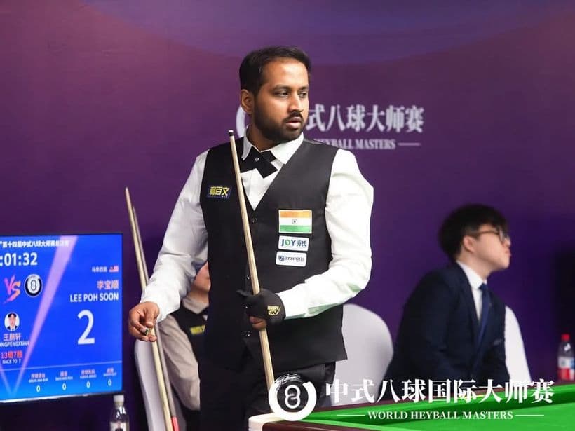 Priyank Jaiswal at the World Heyball Masters